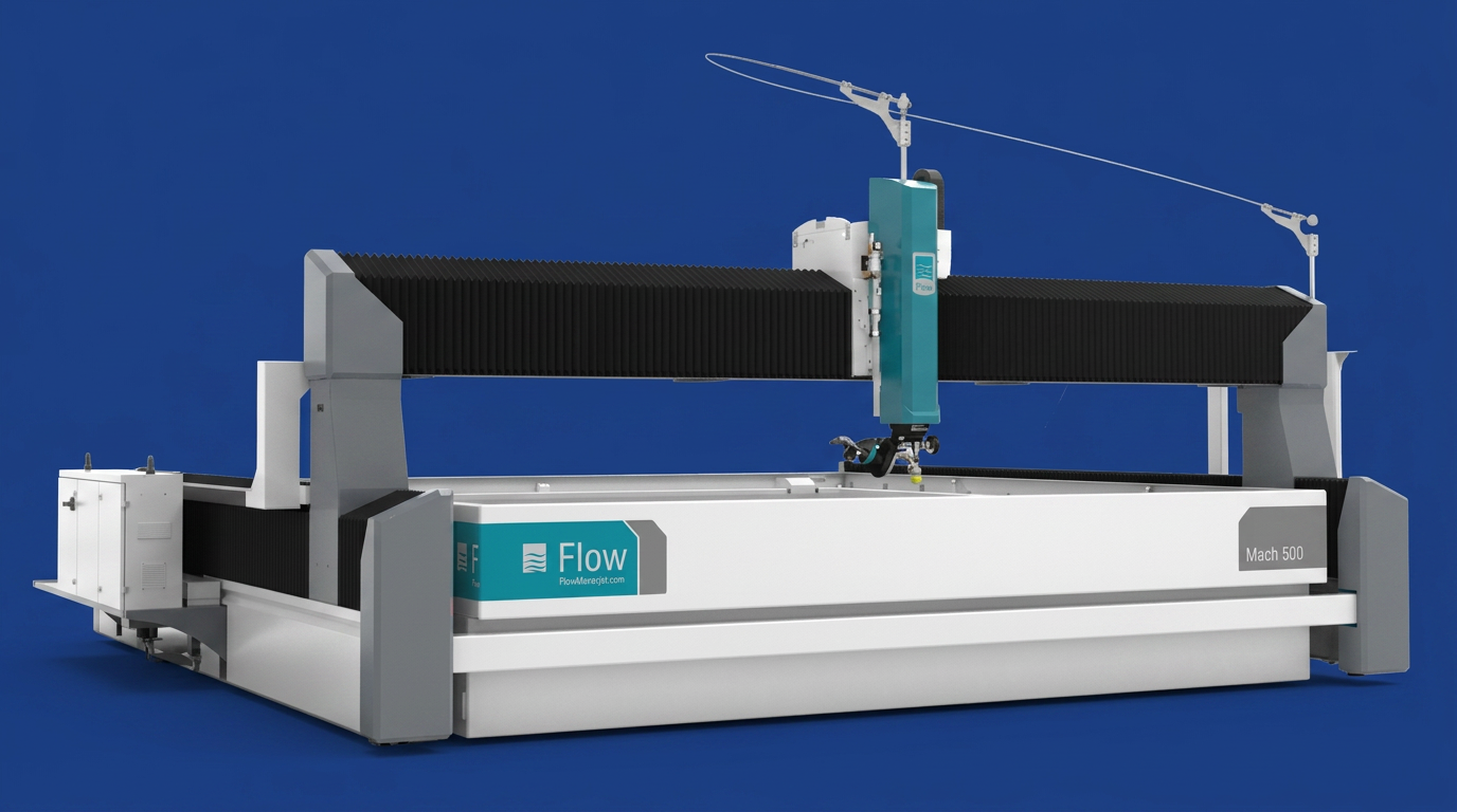 Máquina de corte por chorro de agua Mach 500 de Flow